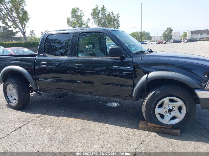 2001 Toyota Tacoma Prerunner V6 VIN: 5TEGN92N81Z782529 Lot: 39673374