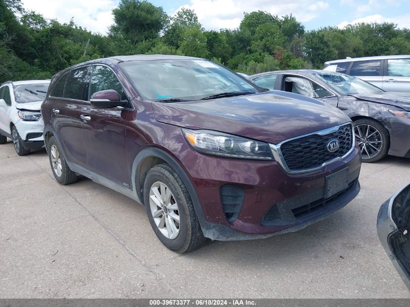 2019 Kia Sorento 2.4L Lx VIN: 5XYPGDA39KG506756 Lot: 39673377