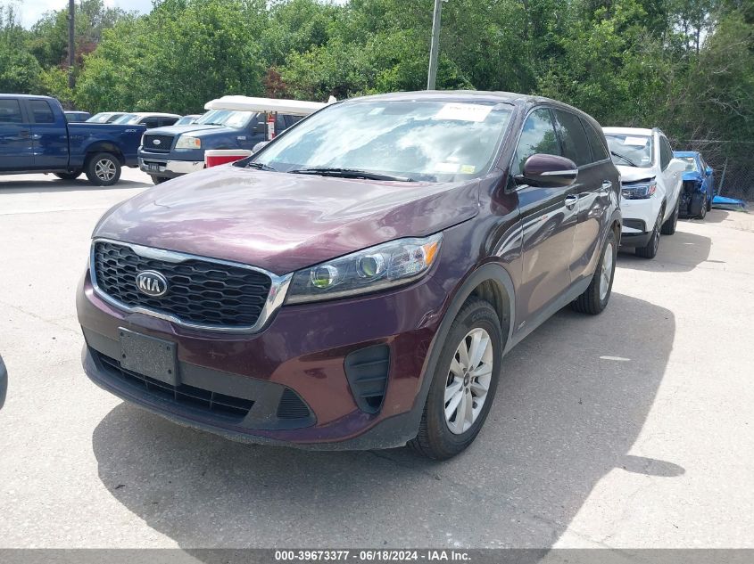 2019 Kia Sorento 2.4L Lx VIN: 5XYPGDA39KG506756 Lot: 39673377