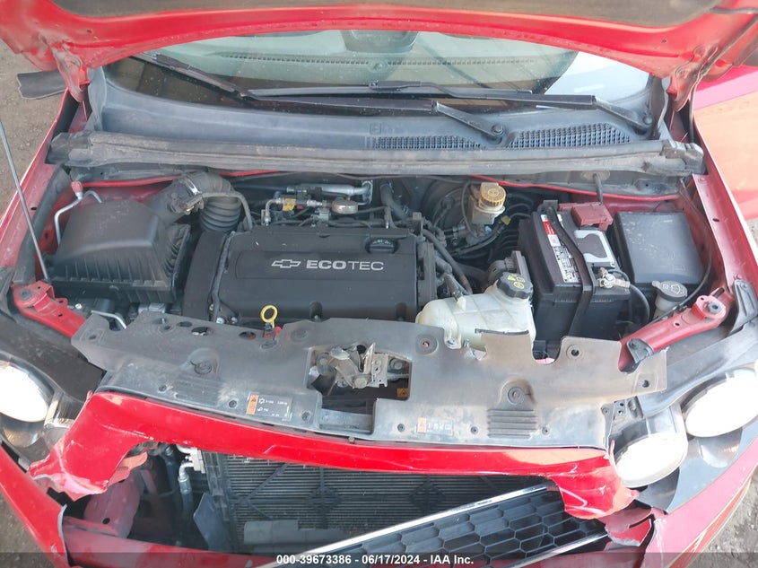 2012 Chevrolet Sonic 1Ls VIN: 1G1JB5SH1C4224138 Lot: 39673386