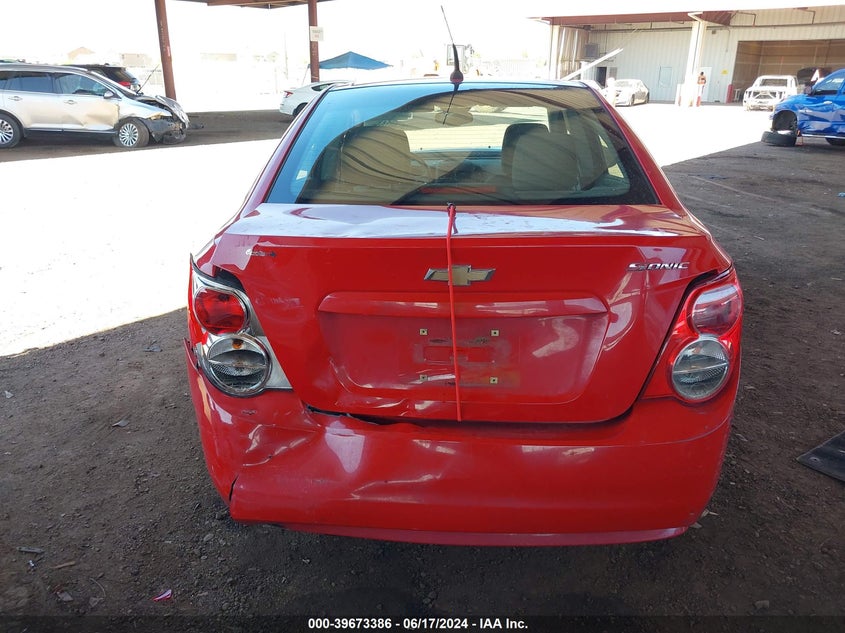2012 Chevrolet Sonic 1Ls VIN: 1G1JB5SH1C4224138 Lot: 39673386