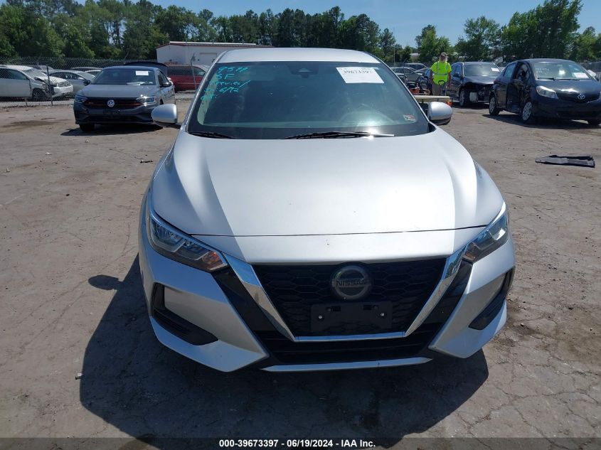 2020 Nissan Sentra S Xtronic Cvt VIN: 3N1AB8BV3LY274120 Lot: 39673397