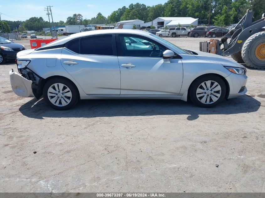 2020 Nissan Sentra S Xtronic Cvt VIN: 3N1AB8BV3LY274120 Lot: 39673397
