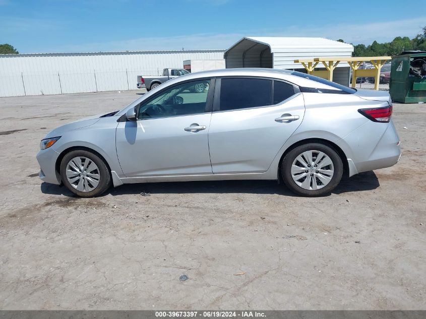 2020 Nissan Sentra S Xtronic Cvt VIN: 3N1AB8BV3LY274120 Lot: 39673397