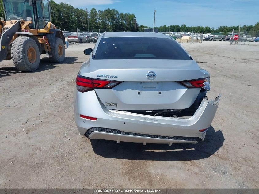 2020 Nissan Sentra S Xtronic Cvt VIN: 3N1AB8BV3LY274120 Lot: 39673397