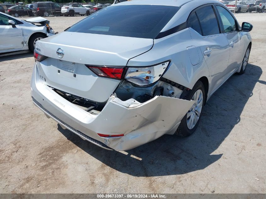 2020 Nissan Sentra S Xtronic Cvt VIN: 3N1AB8BV3LY274120 Lot: 39673397