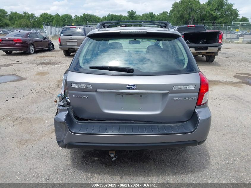 2009 Subaru Outback 2.5I VIN: 4S4BP61C097313484 Lot: 39673429