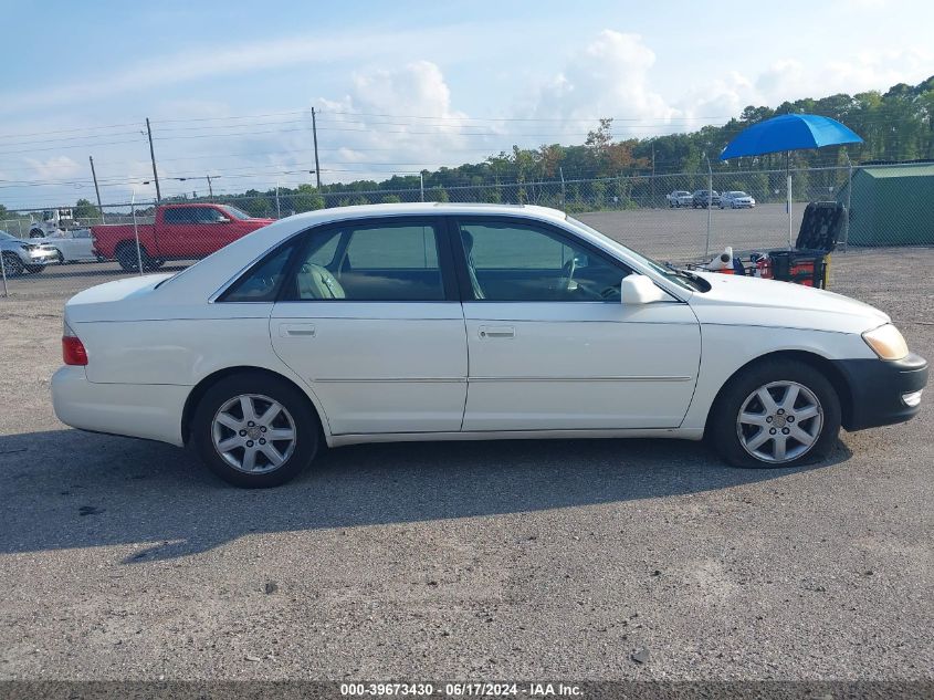 2003 Toyota Avalon Xl VIN: 4T1BF28B13U336872 Lot: 39673430
