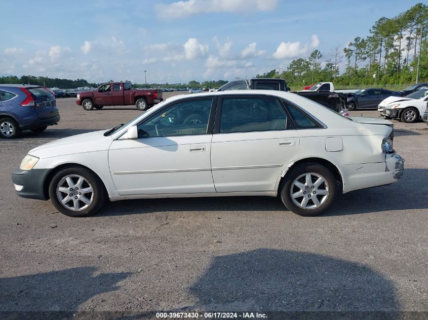 2003 Toyota Avalon Xl VIN: 4T1BF28B13U336872 Lot: 39673430