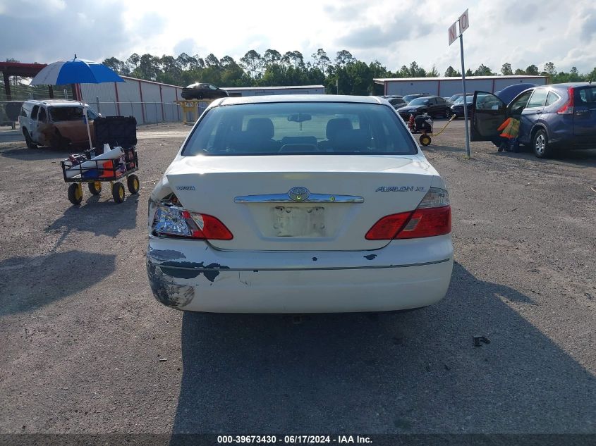 2003 Toyota Avalon Xl VIN: 4T1BF28B13U336872 Lot: 39673430