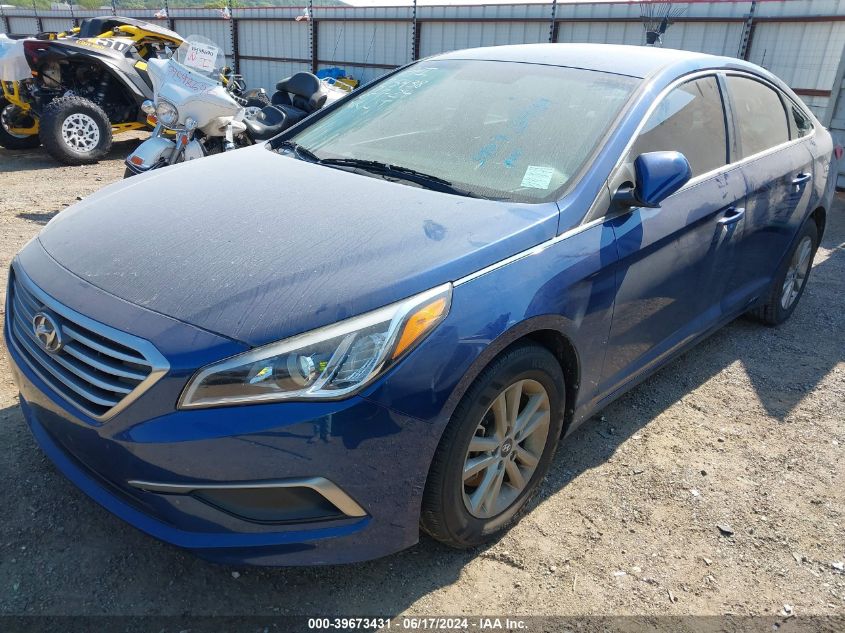 2017 HYUNDAI SONATA SE - 5NPE24AF6HH546164