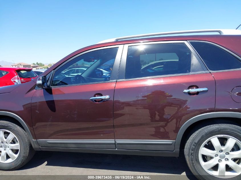 2013 Kia Sorento Lx VIN: 5XYKT3A6XDG396555 Lot: 39673435