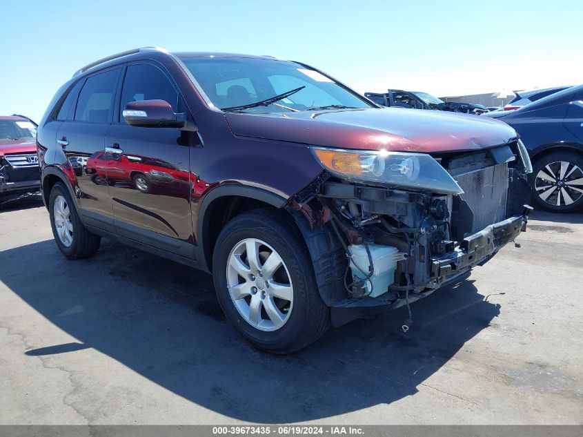 2013 Kia Sorento Lx VIN: 5XYKT3A6XDG396555 Lot: 39673435