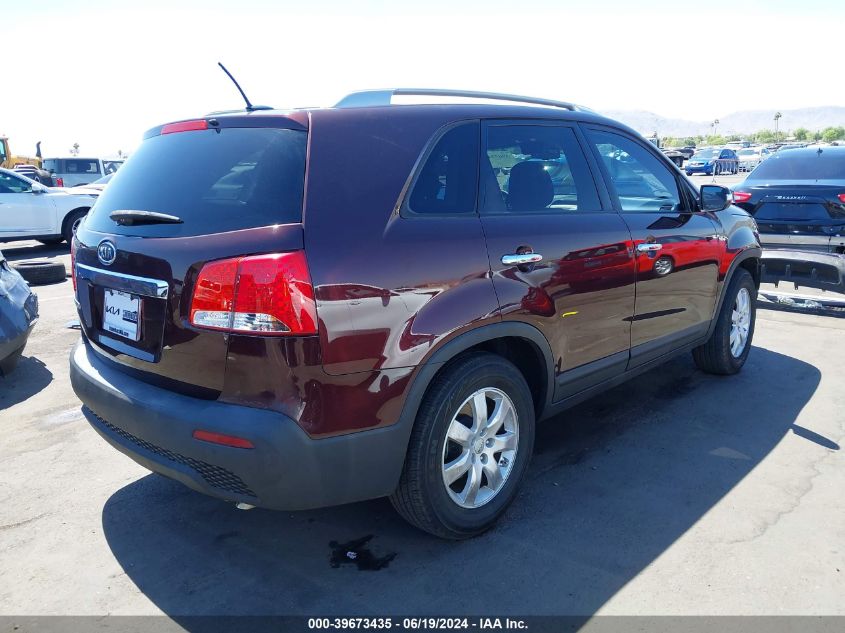 2013 Kia Sorento Lx VIN: 5XYKT3A6XDG396555 Lot: 39673435