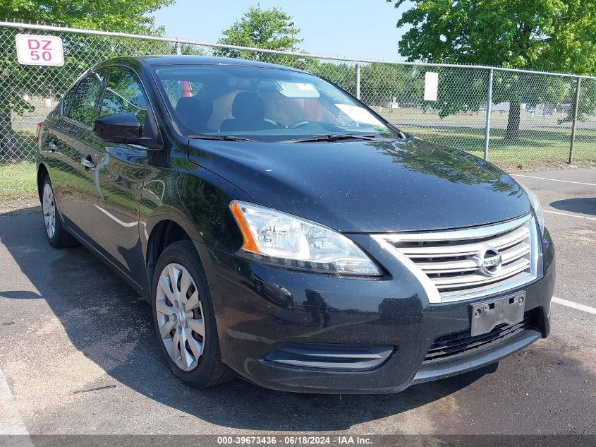 2014 Nissan Sentra Sv VIN: 3N1AB7AP9EY225665 Lot: 39673436