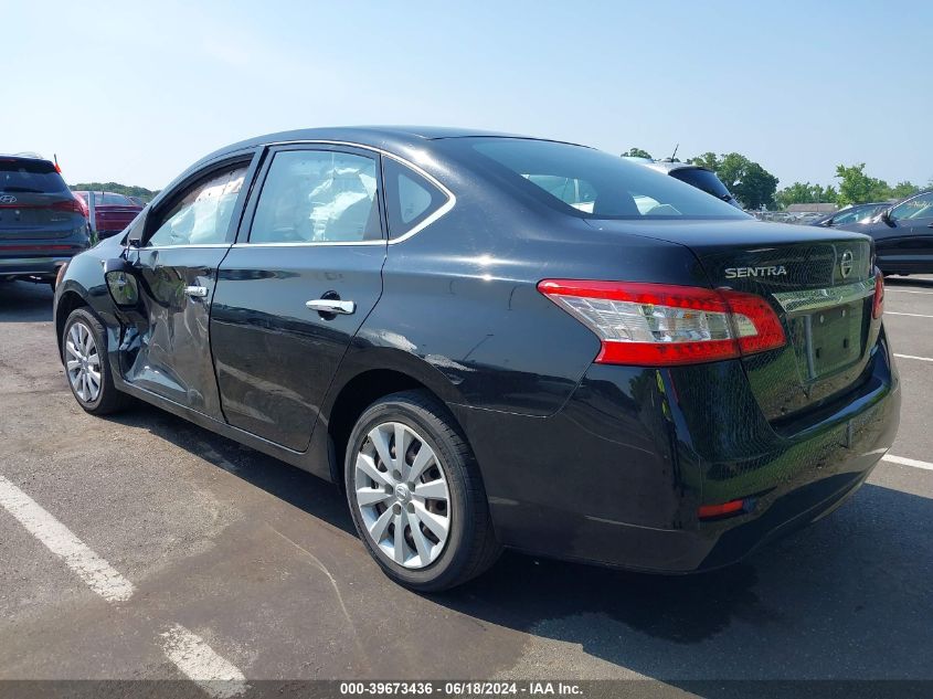 2014 Nissan Sentra Sv VIN: 3N1AB7AP9EY225665 Lot: 39673436