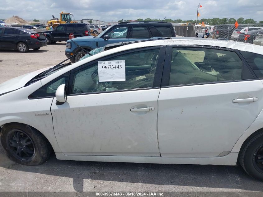 2012 Toyota Prius Three VIN: JTDKN3DU5C1567568 Lot: 39673443