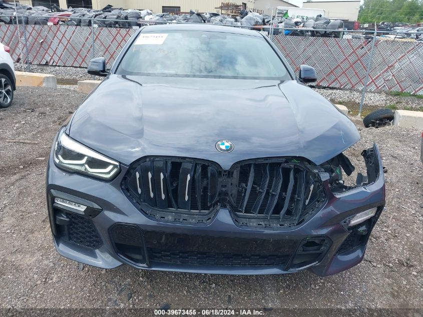 2021 BMW X6 xDrive40I VIN: 5UXCY6C08M9G39248 Lot: 39673455