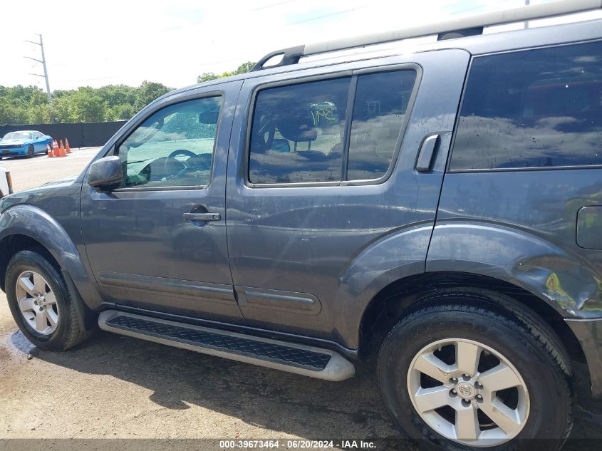 2011 Nissan Pathfinder Sv VIN: 5N1AR1NB0BC634318 Lot: 39673464