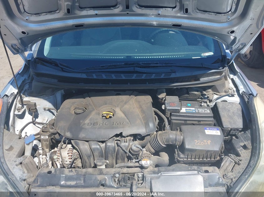 2012 Hyundai Elantra Gls (Ulsan Plant) VIN: KMHDH4AE0CU323131 Lot: 39673465