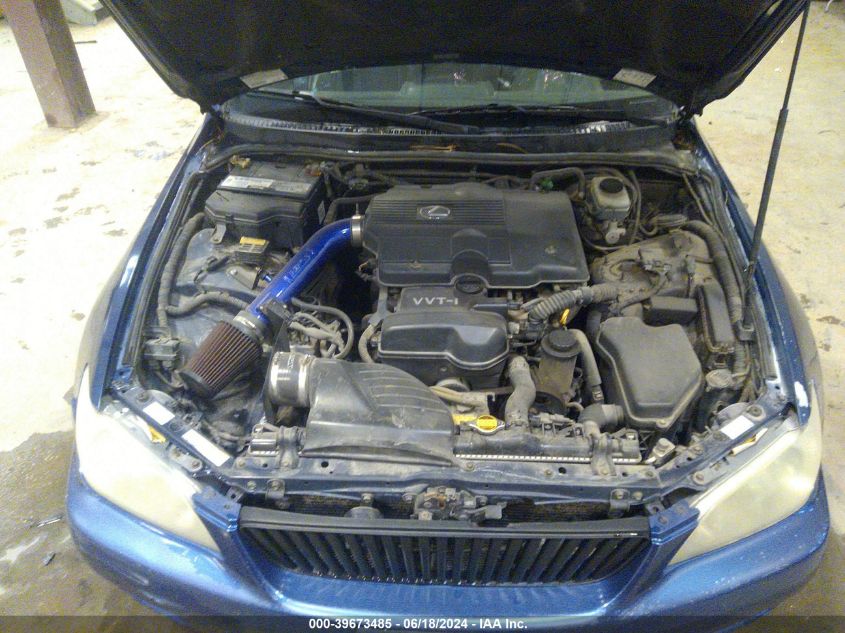 2002 Lexus Is 300 VIN: JTHBD192920062117 Lot: 39673485