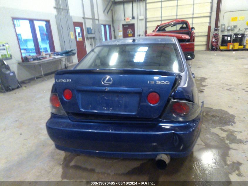 2002 Lexus Is 300 VIN: JTHBD192920062117 Lot: 39673485