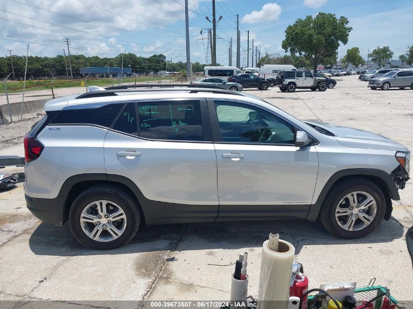 2022 GMC Terrain Fwd Sle VIN: 3GKALMEV4NL115139 Lot: 39673507