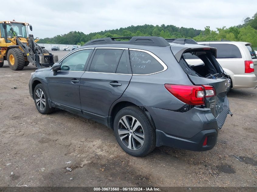 2018 Subaru Outback 2.5I Limited VIN: 4S4BSANC0J3286343 Lot: 39673560