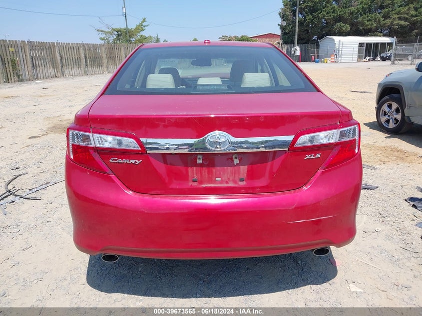 2012 Toyota Camry Xle V6 VIN: 4T1BK1FK5CU524920 Lot: 39673565