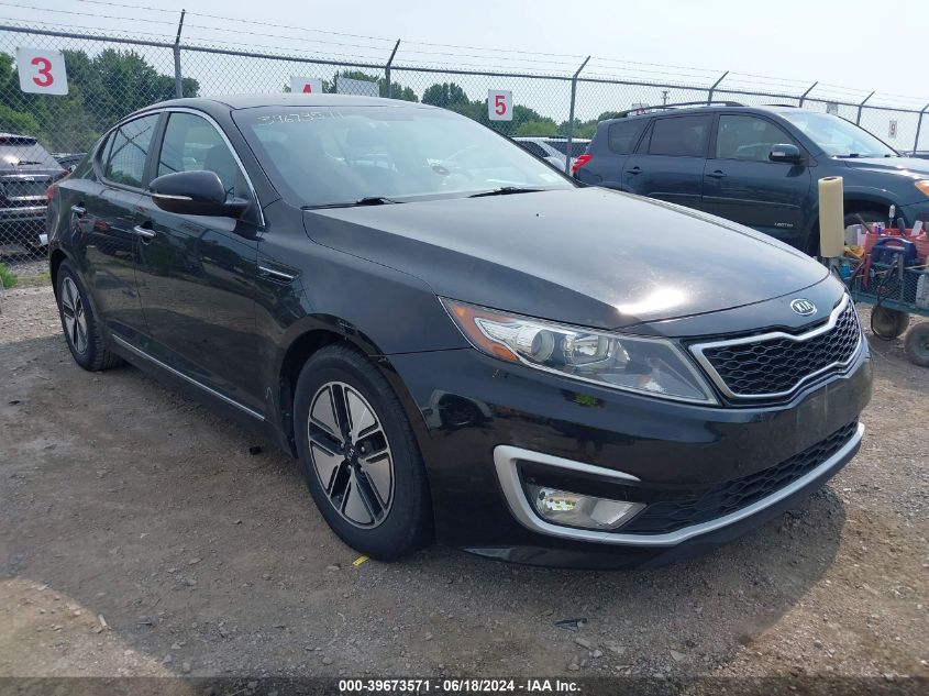 2011 Kia Optima Hybrid Ex VIN: KNAGM4AD2B5002752 Lot: 40409804