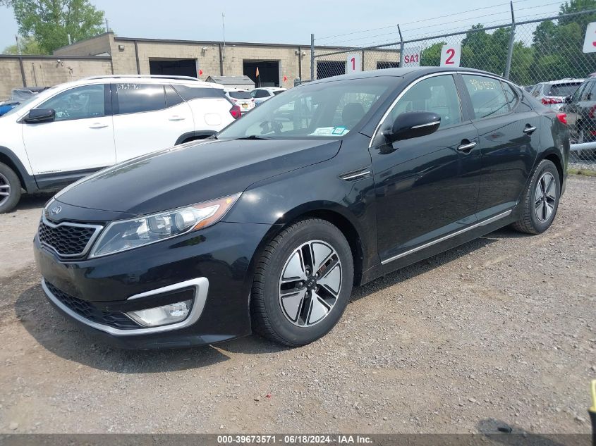 2011 Kia Optima Hybrid Ex VIN: KNAGM4AD2B5002752 Lot: 40409804