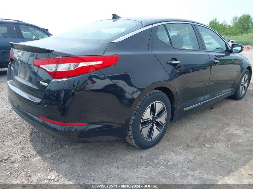 2011 Kia Optima Hybrid Ex VIN: KNAGM4AD2B5002752 Lot: 40409804