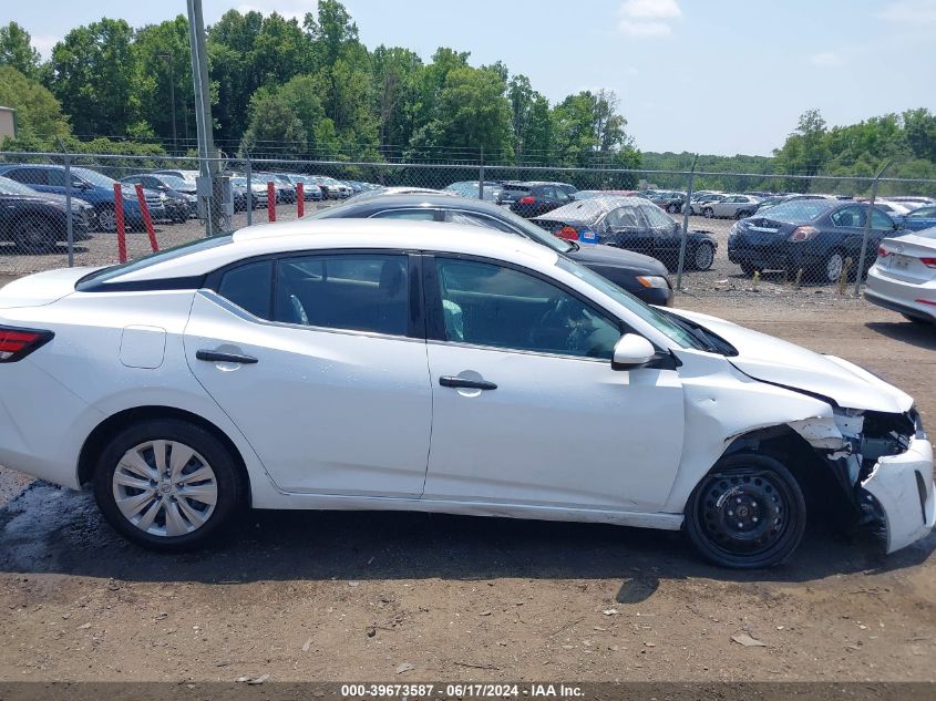 2024 Nissan Sentra S Xtronic Cvt VIN: 3N1AB8BV1RY220145 Lot: 39673587