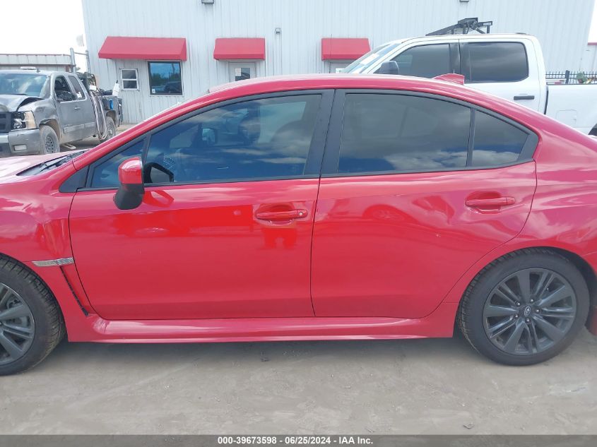 2018 Subaru Wrx VIN: JF1VA1A68J9800480 Lot: 39673598