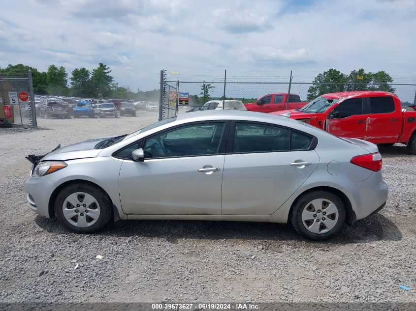 2015 Kia Forte Lx VIN: KNAFK4A65F5256139 Lot: 39673627