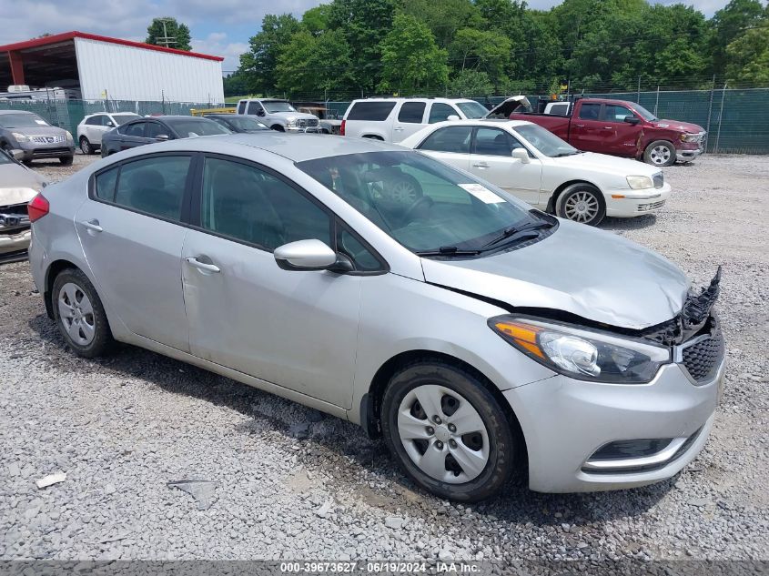 2015 Kia Forte Lx VIN: KNAFK4A65F5256139 Lot: 39673627