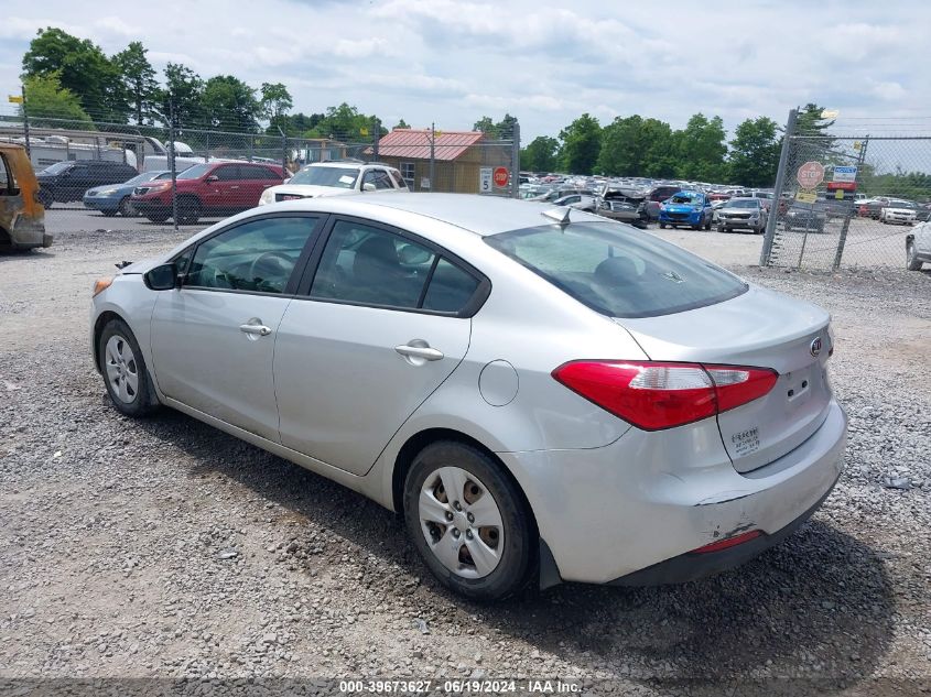 2015 Kia Forte Lx VIN: KNAFK4A65F5256139 Lot: 39673627