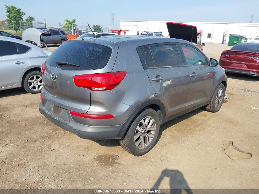 2016 Kia Sportage Lx VIN: KNDPB3AC4G7873576 Lot: 39673633