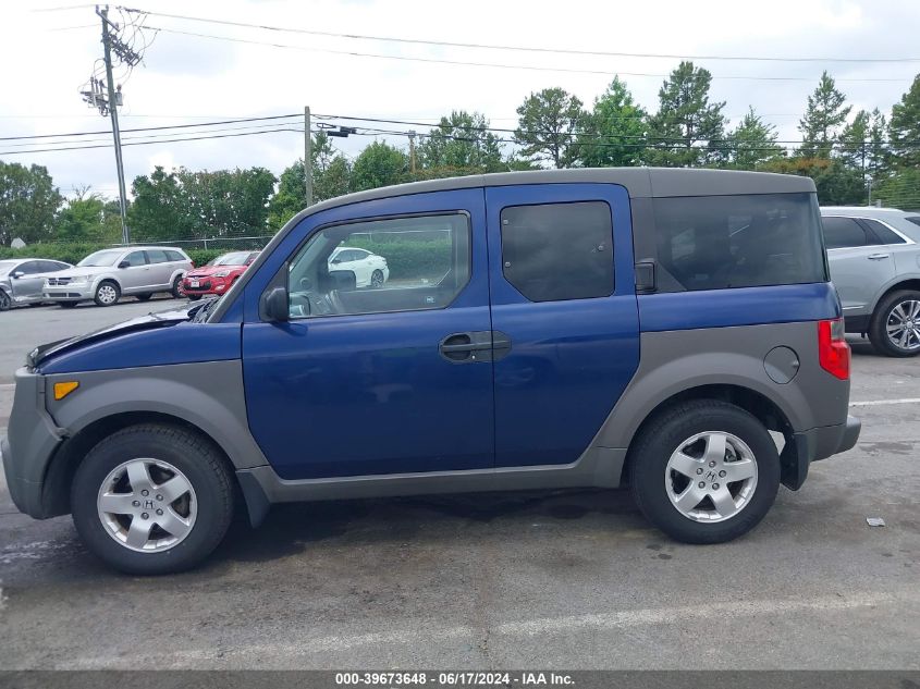 2003 Honda Element Ex VIN: 5J6YH28593L003905 Lot: 39673648