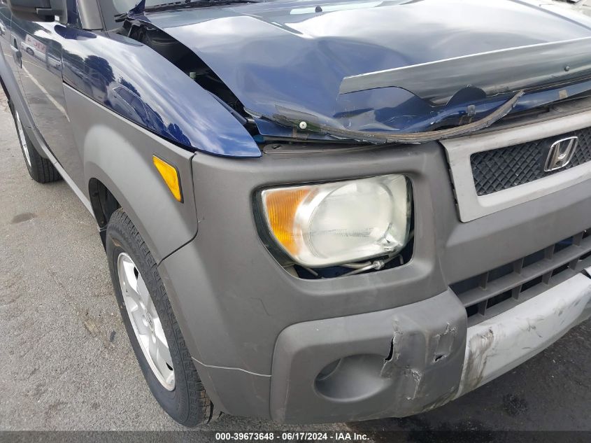 2003 Honda Element Ex VIN: 5J6YH28593L003905 Lot: 39673648