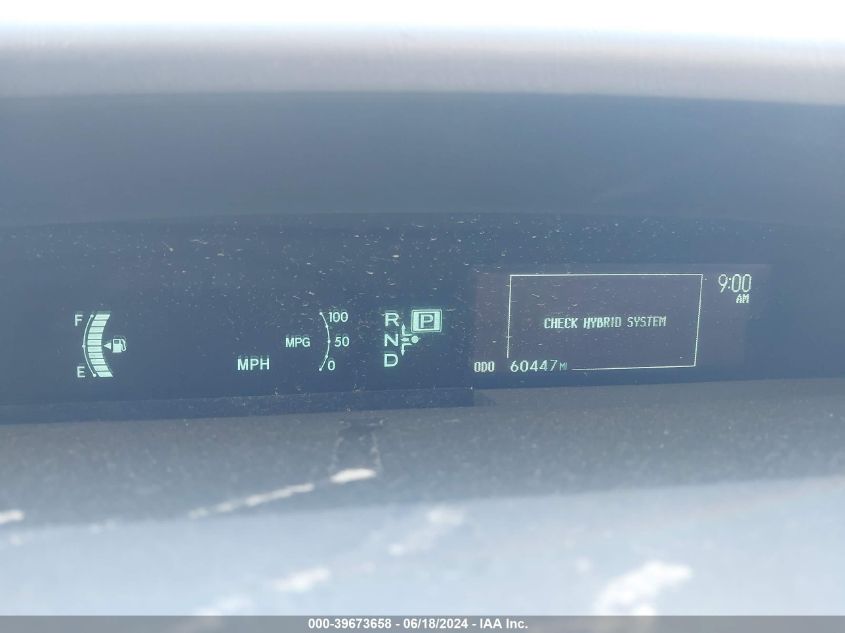 2011 Toyota Prius Four VIN: JTDKN3DU4B5310053 Lot: 39673658