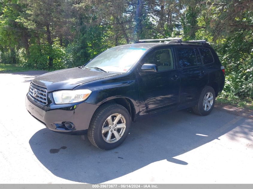 2008 Toyota Highlander VIN: JTEES41A182049783 Lot: 39673677