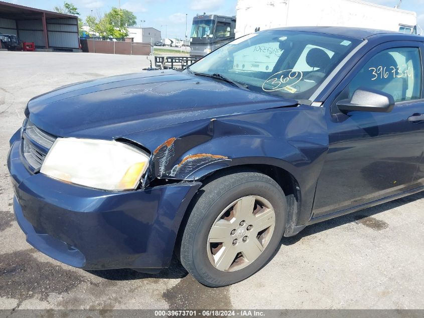 2008 Dodge Avenger Se VIN: 1B3LC46K08N688859 Lot: 39673701