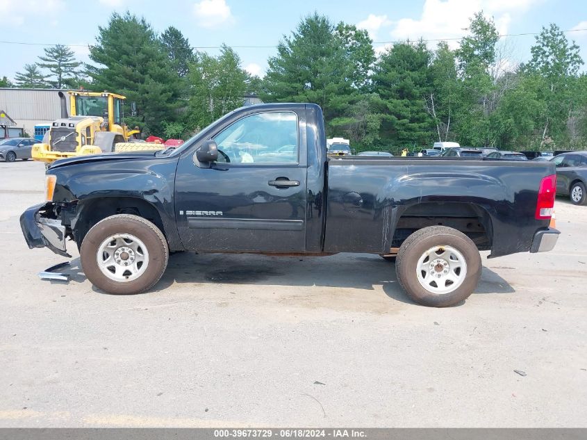 2007 GMC Sierra 1500 Work Truck VIN: 1GTEK14C87Z598306 Lot: 39673729