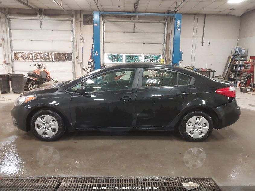 2014 Kia Forte Lx VIN: KNAFK4A66E5149292 Lot: 39673771