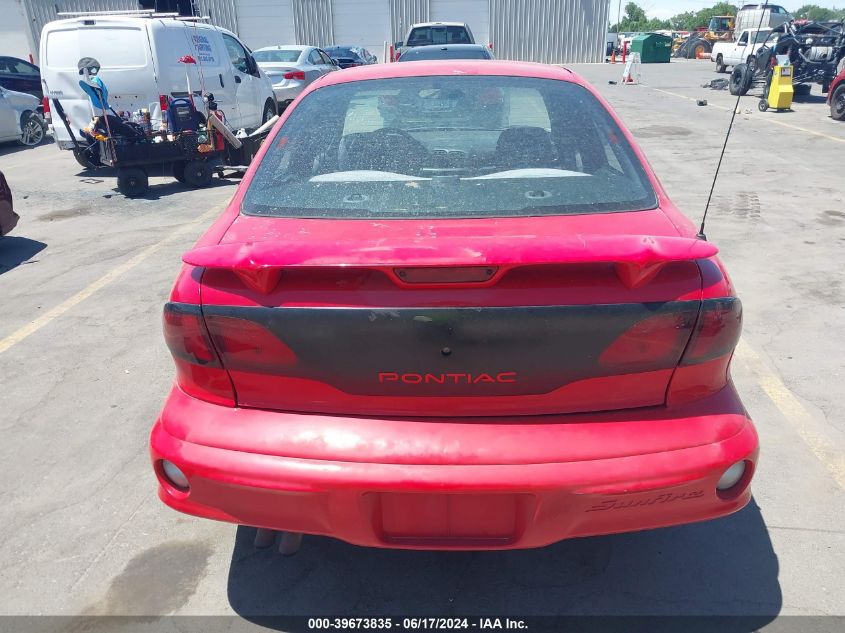 2001 Pontiac Sunfire Se VIN: 1G2JB524517302733 Lot: 39673835