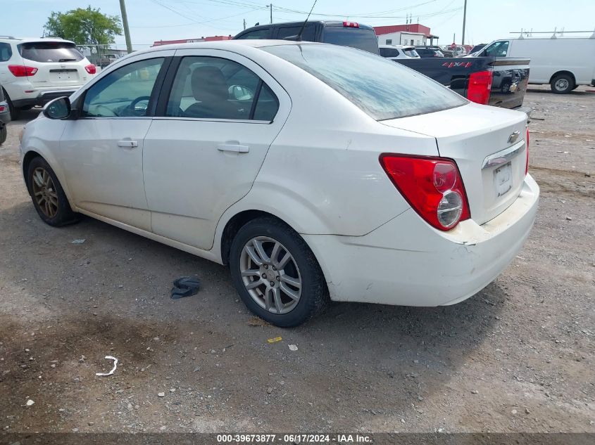 2012 Chevrolet Sonic 2Lt VIN: 1G1JC5SH6C4139552 Lot: 39673877