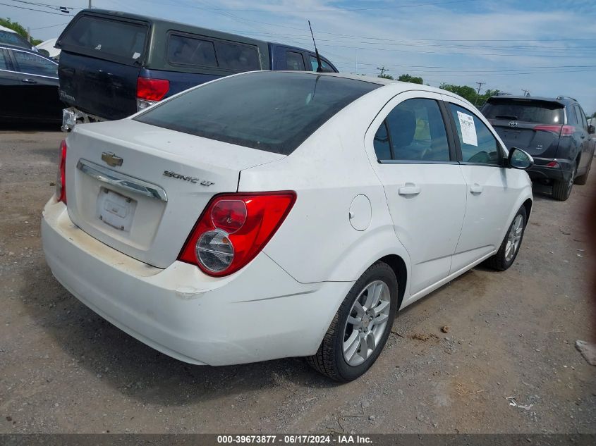 2012 Chevrolet Sonic 2Lt VIN: 1G1JC5SH6C4139552 Lot: 39673877