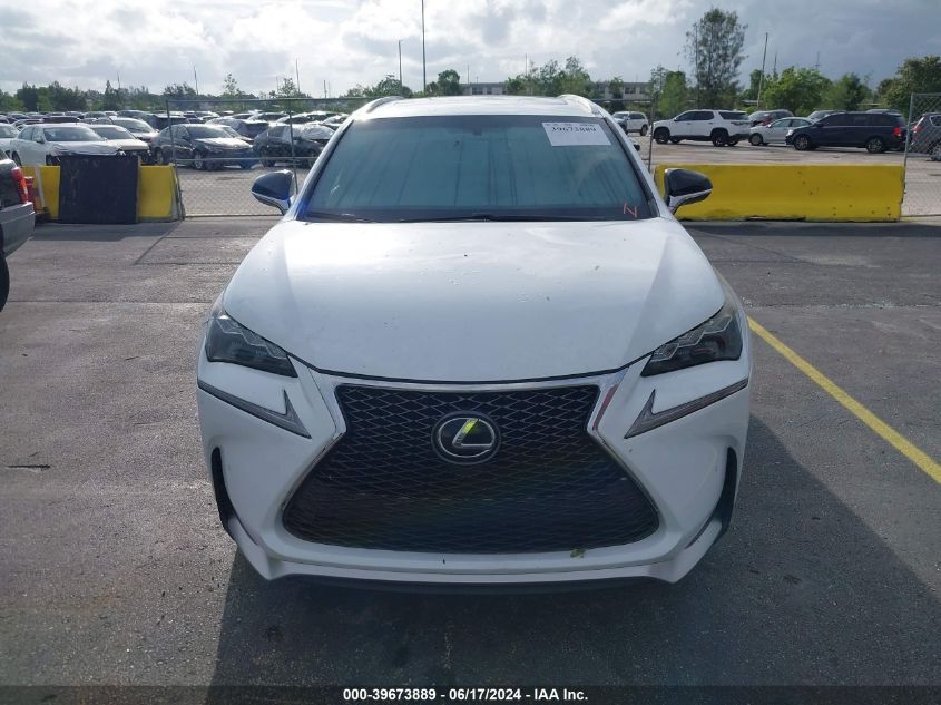 2016 Lexus Nx 200T F Sport VIN: JTJYARBZ9G2036216 Lot: 39673889