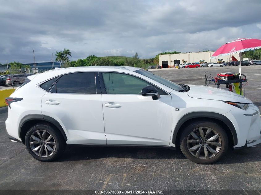 2016 Lexus Nx 200T F Sport VIN: JTJYARBZ9G2036216 Lot: 39673889